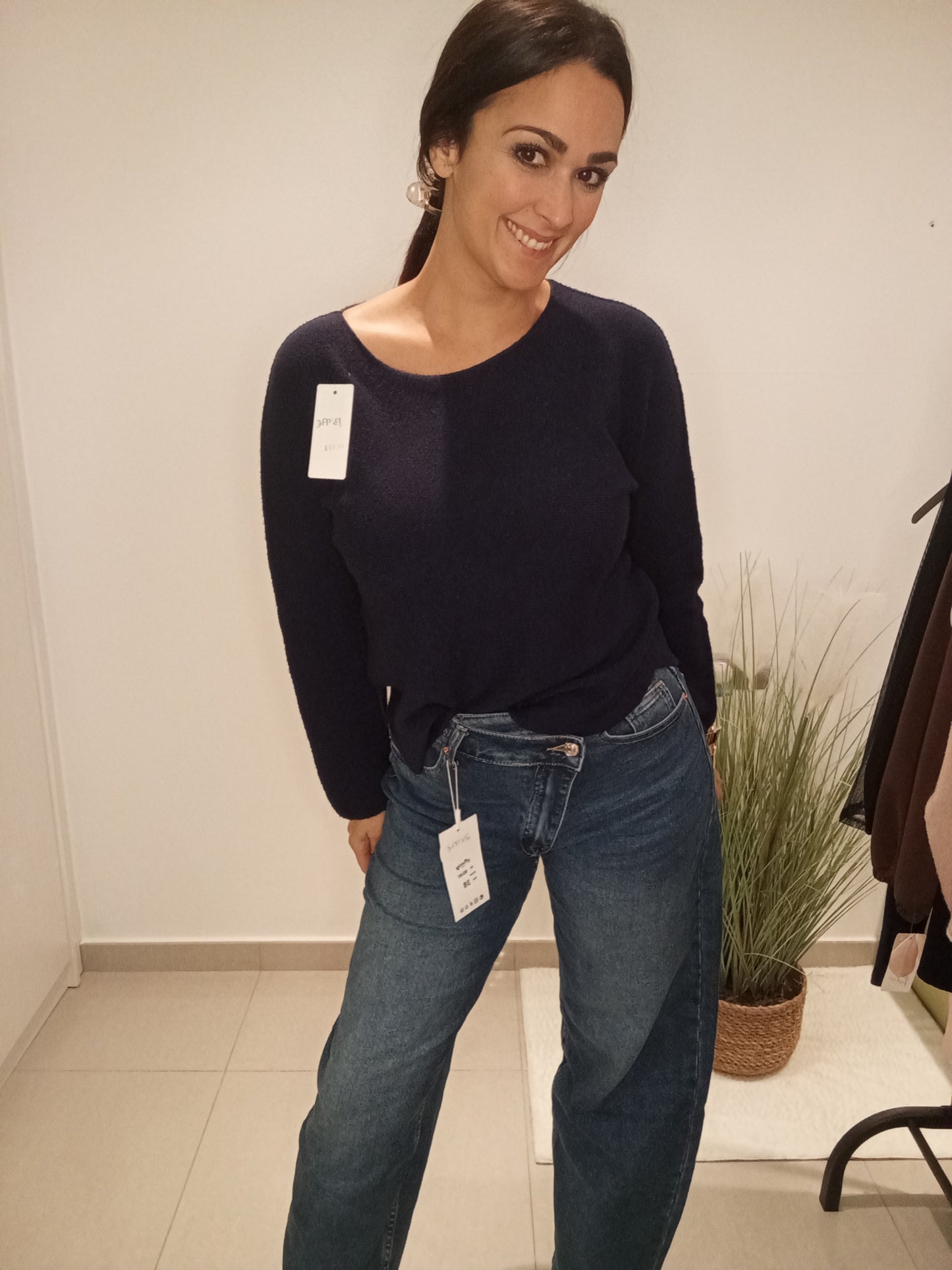 Básico cuello redondo